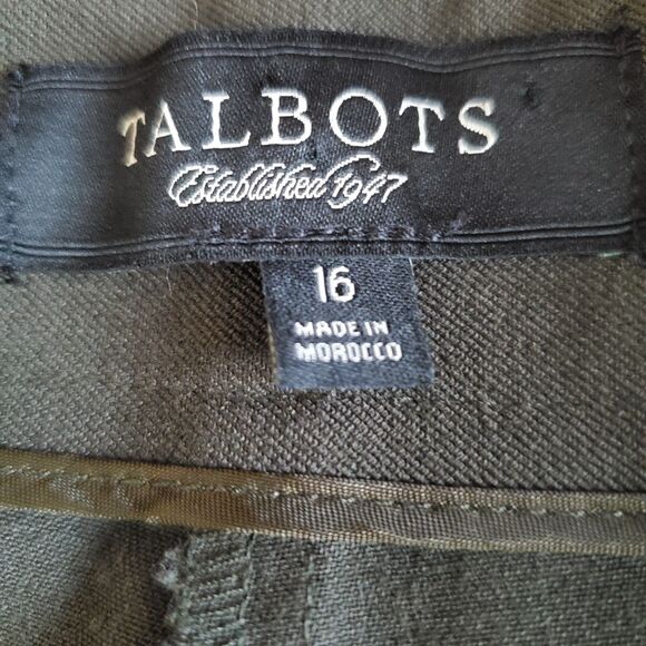 Talbots Classic Side-Zip Gray Knit Dress Pants Size 16 - Picture 3 of 5